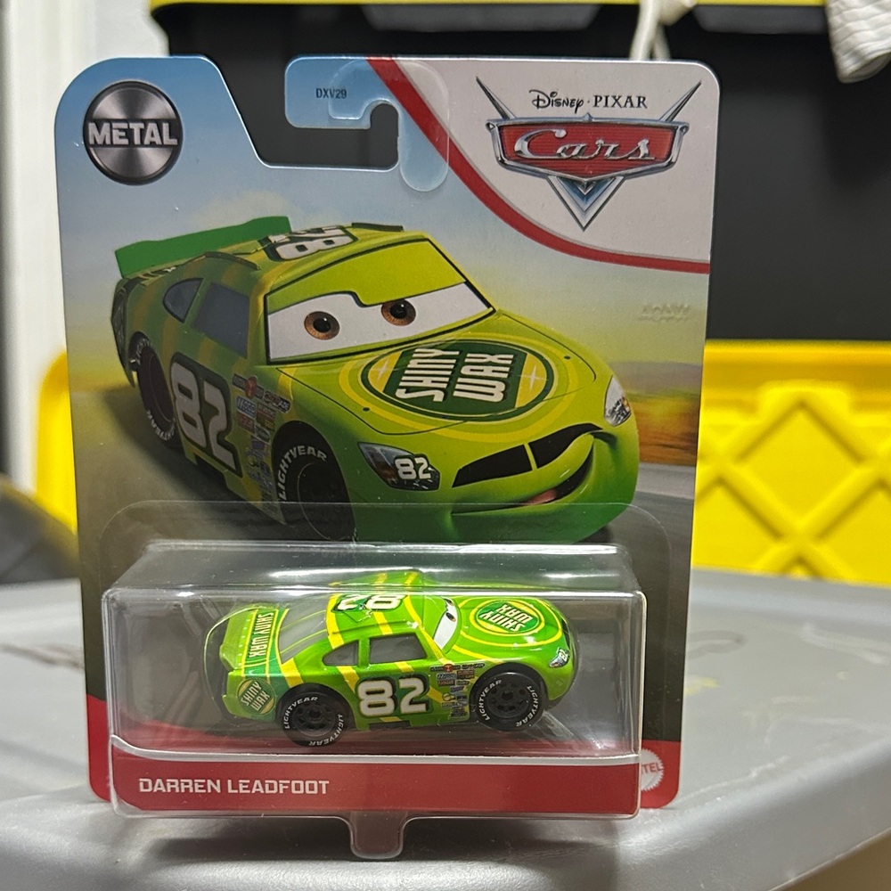 Mattel Cars Darren Leadfoot Die-Cast Toy - Lime Green
